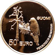 Finland 50 Euro Nagano Olympics Nordic Combination 1998 Proof SUOMI 50 EURO PERISOREUS INFAUSTUS coin obverse Finland 50 Euro Nagano Olympics Nordic Combination 1998 Proof SUOMI 50 EURO PERISOREUS INFAUSTUS coin obverse