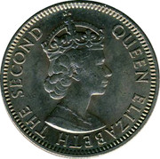 Cyprus 50 Mils Elizabeth II - 1st portrait 1955 KM# 36 QUEEN ELIZABETH THE SECOND coin obverse Cyprus 50 Mils Elizabeth II - 1st portrait 1955 KM# 36 QUEEN ELIZABETH THE SECOND coin obverse