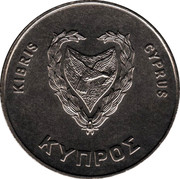 Cyprus 500 Mils XXII Summer Olympic Games 1980 Moscow 1980 KM# 49 ΚΥΠΡΟΣ KIBRIS CYPRUS coin obverse