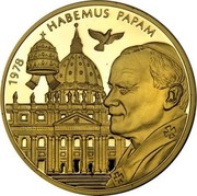 Malta 50000 Liras Inauguration of Pope 2005 Proof finish 1978 HABEMUS PAPAM coin reverse Malta 50000 Liras Inauguration of Pope 2005 Proof finish 1978 HABEMUS PAPAM coin reverse