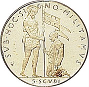 Malta 5•Scvdi (Angelo) X# 44 SVB•HOC•SIGNO•MILITAMVS 5•SCVDI coin reverse Malta 5•Scvdi (Angelo) X# 44 SVB•HOC•SIGNO•MILITAMVS 5•SCVDI coin reverse