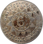 UK 6 Pence Somersetshire - Niblock & Latham 1811  PAYABLE BY NIBLOCK & LATHAM VALUE 6 PENCE AT THEIR WAREHOUSE BRIDGE ST & TROWBRIDGE coin reverse UK 6 Pence Somersetshire - Niblock & Latham 1811  PAYABLE BY NIBLOCK & LATHAM VALUE 6 PENCE AT THEIR WAREHOUSE BRIDGE ST & TROWBRIDGE coin reverse