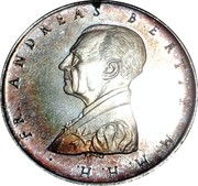 Malta 9 Tari Andreas Bertie 1992 Proof X# 159 ∙ FR. ANDREAS BERTIE M. M. H. H. ∙ coin obverse