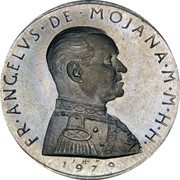 Malta 9 Tari Medieval galley 1979 Proof, all in proof set PS50 X# 75 FR∙ANGELVS∙DE∙MOJANA∙M∙M∙H∙H∙ 1979 coin obverse