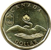Canada Dollar Lucky Loon 2014 KM# 1587 CANADA DOLLAR coin reverse Canada Dollar Lucky Loon 2014 KM# 1587 CANADA DOLLAR coin reverse