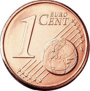 Cyprus Euro Cent Moufflon 2008 KM# 78 1 EURO CENT LL coin reverse