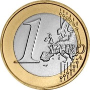 Cyprus Euro Cruciform idol 2008 KM# 84 1 EURO LL coin reverse