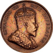 Cyprus Piastre Edward VII 1908 KM# 12 EDWARDVS VII REX IMPERATOR coin obverse Cyprus Piastre Edward VII 1908 KM# 12 EDWARDVS VII REX IMPERATOR coin obverse