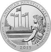 USA Quarter Dollar (American Memorial Park) AMERICAN MEMORIAL PARK N. MARIANA ISLANDS 2019 E PLURIBUS UNUM coin reverse USA Quarter Dollar (American Memorial Park) AMERICAN MEMORIAL PARK N. MARIANA ISLANDS 2019 E PLURIBUS UNUM coin reverse