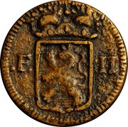 Luxembourg Sol Francis II 1795 KM# 19 F II coin obverse Luxembourg Sol Francis II 1795 KM# 19 F II coin obverse