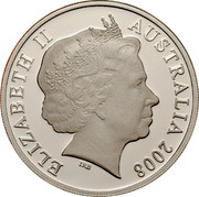 Australia Twenty Cents (International Year of Planet Earth) KM# 1058a ELIZABETH II AUSTRALIA 2008 IRB coin obverse Australia Twenty Cents (International Year of Planet Earth) KM# 1058a ELIZABETH II AUSTRALIA 2008 IRB coin obverse