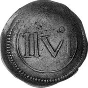Ireland 1/2 Crown Charles I (1643-1644) Varieties exist KM# 61 II VI coin reverse