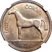 Ireland 1/2 Crown 1961 KM# 17 Republic LEAT CORÓIN 2S6D PM coin reverse Ireland 1/2 Crown 1961 KM# 17 Republic LEAT CORÓIN 2S6D PM coin reverse