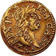 Lithuania 1/2 Ducat John II 1665 TLB KM# 54.1 IOA GAS REX PO S T L B coin obverse Lithuania 1/2 Ducat John II 1665 TLB KM# 54.1 IOA GAS REX PO S T L B coin obverse