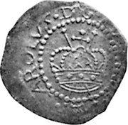 Ireland 1/2 Penny Charles I (1642-1643) KM# 49 CAROLVS D G ... coin obverse Ireland 1/2 Penny Charles I (1642-1643) KM# 49 CAROLVS D G ... coin obverse