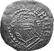 Ireland 1/2 Penny Charles I (1642-1643) KM# 49 HIBER I B ... coin reverse Ireland 1/2 Penny Charles I (1642-1643) KM# 49 HIBER I B ... coin reverse
