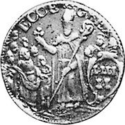 Ireland 1/2 Penny St. Patrick (1678) KM# 87 ECCE coin obverse
