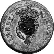 Ireland 1/2 Penny James II 1690 KM# 104 HIB REX 16 90 ... coin reverse Ireland 1/2 Penny James II 1690 KM# 104 HIB REX 16 90 ... coin reverse
