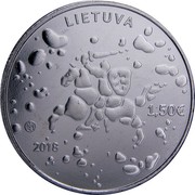 Lithuania 1.5 Euro Jonines (Rasos) 2018 LMK KM# 234 LIETUVA 1,50 € 2018 coin obverse Lithuania 1.5 Euro Jonines (Rasos) 2018 LMK KM# 234 LIETUVA 1,50 € 2018 coin obverse