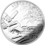 Lithuania 1,50€ Smelt Fishing by Attracting 2019 LMK LIETUVA 2019 1,50€ coin obverse Lithuania 1,50€ Smelt Fishing by Attracting 2019 LMK LIETUVA 2019 1,50€ coin obverse