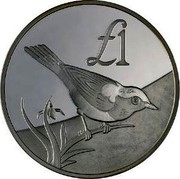 Cyprus £1 Cyprus Bird 2000 Proof KM# 91a £1 coin reverse Cyprus £1 Cyprus Bird 2000 Proof KM# 91a £1 coin reverse