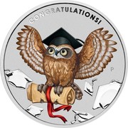 Australia 1 Dollar Graduation (Coloured) 2019 P CONGRATULATIONS! coin reverse Australia 1 Dollar Graduation (Coloured) 2019 P CONGRATULATIONS! coin reverse