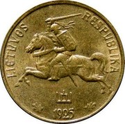 Lithuania 10 Centu 1925 KM# 73 Republic LIETUVOS RESPUBLIKA 1925 coin obverse Lithuania 10 Centu 1925 KM# 73 Republic LIETUVOS RESPUBLIKA 1925 coin obverse