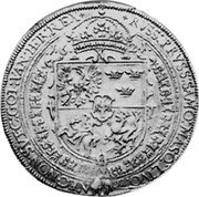 Lithuania 10 Ducats Sigismund III 1621 KM# 28 NECNON SVEG GOIVAN HER REX RVSS PRVSS SAMO MASO LIVO coin reverse Lithuania 10 Ducats Sigismund III 1621 KM# 28 NECNON SVEG GOIVAN HER REX RVSS PRVSS SAMO MASO LIVO coin reverse