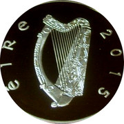 Ireland 10 Euro 70 years of peace in Europe 2015 Proof KM# 85 ÉIRE 2015 coin obverse Ireland 10 Euro 70 years of peace in Europe 2015 Proof KM# 85 ÉIRE 2015 coin obverse