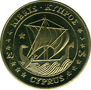 Cyprus 10 Euro Cent Trial prueba muster 2004 UNC X# Pn4 ΚΥΠΡΟΣ • KIBRIS 20 04 CYPRUS coin obverse
