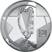 Ireland 10 Euro Eileen Gray 2016 Proof KM# 89 ÉIRE 2016 coin obverse Ireland 10 Euro Eileen Gray 2016 Proof KM# 89 ÉIRE 2016 coin obverse
