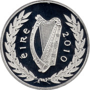 Ireland 10 Euro Gaisce 2010 Proof KM# 65 ÉIRE 2010 coin obverse Ireland 10 Euro Gaisce 2010 Proof KM# 65 ÉIRE 2010 coin obverse