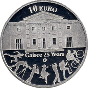 Ireland 10 Euro Gaisce 2010 Proof KM# 65 10 EURO GAISCE 25 YEARS coin reverse Ireland 10 Euro Gaisce 2010 Proof KM# 65 10 EURO GAISCE 25 YEARS coin reverse