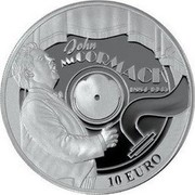 Ireland 10 Euro John McCormack 2014 Proof KM# 81 JOHN MCCORMACK 1884-1945 10 EURO coin reverse Ireland 10 Euro John McCormack 2014 Proof KM# 81 JOHN MCCORMACK 1884-1945 10 EURO coin reverse