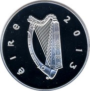 Ireland 10 Euro Kennedy's Presidential visit 2013 Proof KM# 78 ÉIRE 2013 coin obverse Ireland 10 Euro Kennedy's Presidential visit 2013 Proof KM# 78 ÉIRE 2013 coin obverse