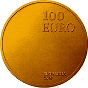 Slovenia 100 Euro 100th Anniversary of the accession of the Prekmurje region to Slovenia 2019 100 EURO SLOVENIJA 2019 coin obverse Slovenia 100 Euro 100th Anniversary of the accession of the Prekmurje region to Slovenia 2019 100 EURO SLOVENIJA 2019 coin obverse