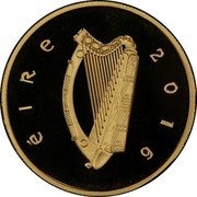 Ireland 100 Euro 100th Anniversary of the Proclamation of the Irish Republic 2016 Proof KM# 92 ÉIRE 2016 coin obverse Ireland 100 Euro 100th Anniversary of the Proclamation of the Irish Republic 2016 Proof KM# 92 ÉIRE 2016 coin obverse