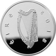 Ireland 15 Euro Dracula's Bram Stoker 2018 ÉIRE 2018 coin obverse Ireland 15 Euro Dracula's Bram Stoker 2018 ÉIRE 2018 coin obverse