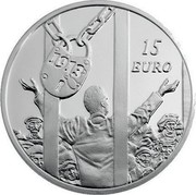 Ireland 15 Euro Dublin Lockout 2013 Proof KM# 77 15 EURO 2013 coin reverse Ireland 15 Euro Dublin Lockout 2013 Proof KM# 77 15 EURO 2013 coin reverse