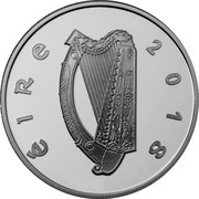 Ireland 15 Euro Rory Gallagher 2018 ÉIRE 2018 coin obverse