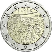 Ireland 2 Euro (100th Anniversary of the establishment of the Dail Eireann) 1919 AN CHÉAD DÁIL ÉIRE 2019 coin obverse Ireland 2 Euro (100th Anniversary of the establishment of the Dail Eireann) 1919 AN CHÉAD DÁIL ÉIRE 2019 coin obverse