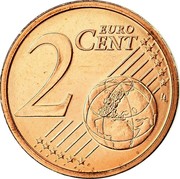 Ireland 2 Euro Cent Harp 2007 Proof KM# 33 2 EURO CENT LL coin reverse