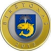 Lithuania 2 Litai Birstonas 2012 Proof KM# 183.2 BIRŠTONAS 2012 coin reverse Lithuania 2 Litai Birstonas 2012 Proof KM# 183.2 BIRŠTONAS 2012 coin reverse