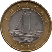 Lithuania 2 Litai Kurenas 2013 KM# 188 KURÄ–NAS 2013 coin reverse Lithuania 2 Litai Kurenas 2013 KM# 188 KURÄ–NAS 2013 coin reverse