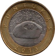 Lithuania 2 Litai Puntukas 2013 KM# 189 PUNTUKAS 2013 coin reverse Lithuania 2 Litai Puntukas 2013 KM# 189 PUNTUKAS 2013 coin reverse