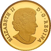 Canada 20 Dollars 20th Anniversary of Nunavut 2019 ELIZABETH II D • G • REGINA coin obverse Canada 20 Dollars 20th Anniversary of Nunavut 2019 ELIZABETH II D • G • REGINA coin obverse