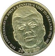 Ireland 20 Euro 50th Anniversary of President John F. Kennedy's visit to Ireland 2013 Proof KM# 79 50TH ANNIVERSARY OF JOHN F. KENNEDY'S VISIT TO IRELAND 1963 - 2013 20 EURO coin reverse Ireland 20 Euro 50th Anniversary of President John F. Kennedy's visit to Ireland 2013 Proof KM# 79 50TH ANNIVERSARY OF JOHN F. KENNEDY'S VISIT TO IRELAND 1963 - 2013 20 EURO coin reverse