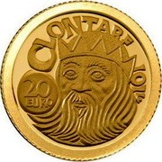 Ireland 20 Euro Battle of Clontarf 2014 Proof KM# 82 20 EURO CLONTARF 1014 coin reverse Ireland 20 Euro Battle of Clontarf 2014 Proof KM# 82 20 EURO CLONTARF 1014 coin reverse