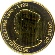 Ireland 20 Euro Michael Collins 2012 Proof KM# 74 MICHAEL COLLINS 1890 - 1922 20 EURO coin reverse Ireland 20 Euro Michael Collins 2012 Proof KM# 74 MICHAEL COLLINS 1890 - 1922 20 EURO coin reverse