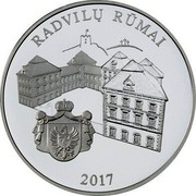 Lithuania 20 Euro Radziwill Palace 2017 LMK Proof KM# 232 RADVILŲ RŪMAI 2017 coin reverse Lithuania 20 Euro Radziwill Palace 2017 LMK Proof KM# 232 RADVILŲ RŪMAI 2017 coin reverse